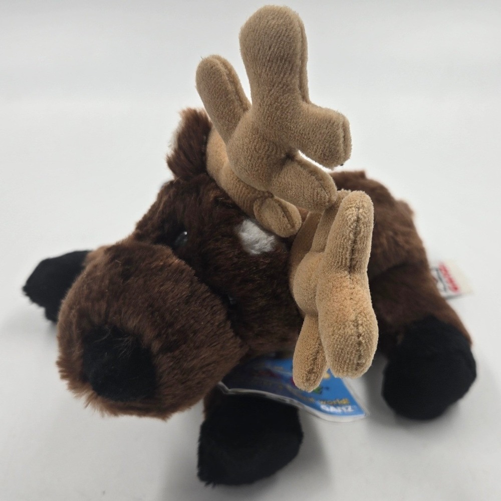 Ganz Webkinz Reindeer Plush Brown Stuffed Animal Toy with Sealed Tag HS101